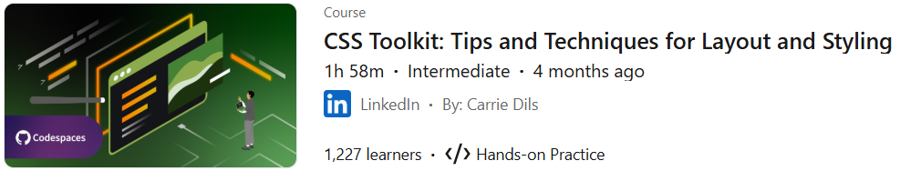 Pictures · LinkedIn — CSS Toolkit: Tips and Techniques for Layout and Styling 2025-4