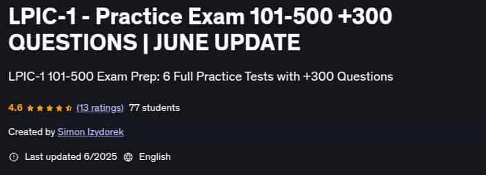 Pictures · Udemy — LPIC-1 – Practice Exam 101-500 +300 QUESTIONS | JUNE UPDATE 2025-6