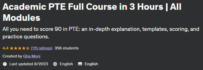 Pictures · Udemy — Academic PTE Full Course in 3 Hours | All Modules 2023-4