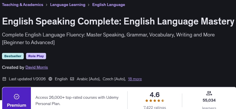 Pictures · English Speaking Complete: English Language Mastery 2026-1