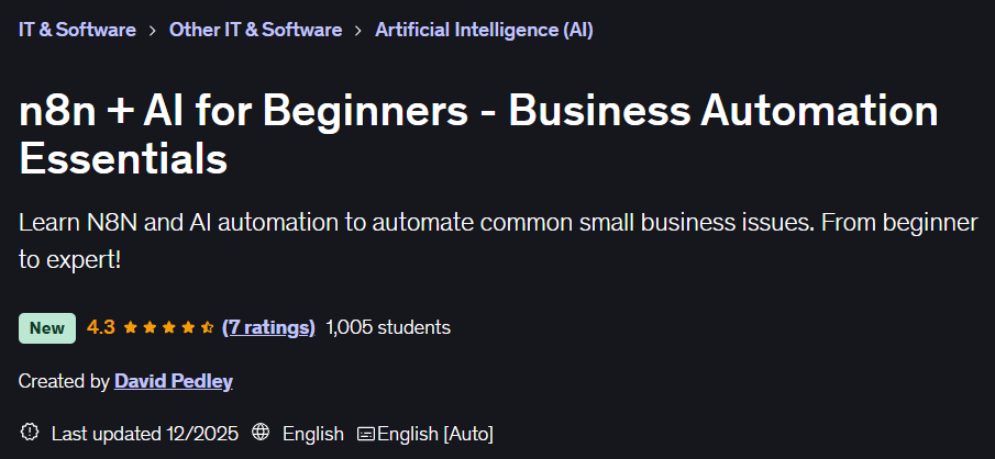 Imágenes · n8n + AI Para principiantes – Esencia de la automatización de negocios 2025-11