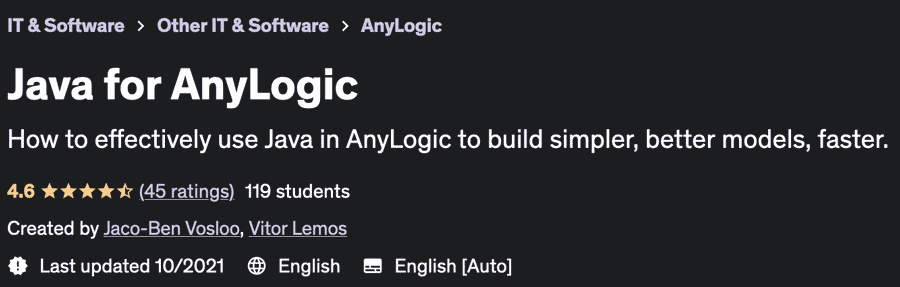Pictures · Java for AnyLogic 2021-10