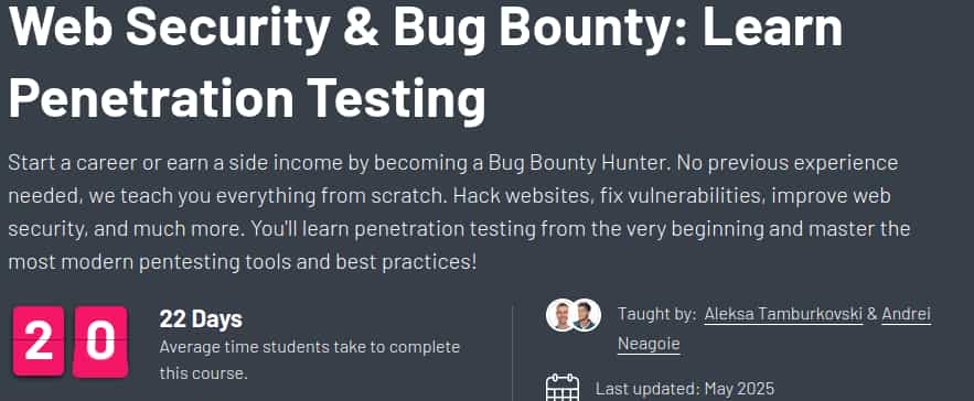 Pictures · ZeroToMastery – Web Security & Bug Bounty: Learn Penetration Testing 2025-4