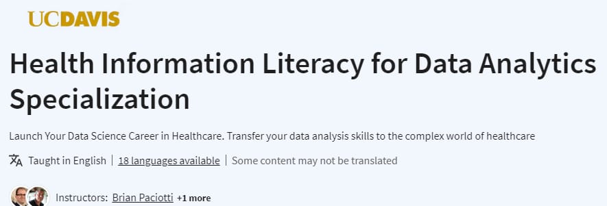Pictures · Coursera — Health Information Literacy for Data Analytics Specialization 2023-12