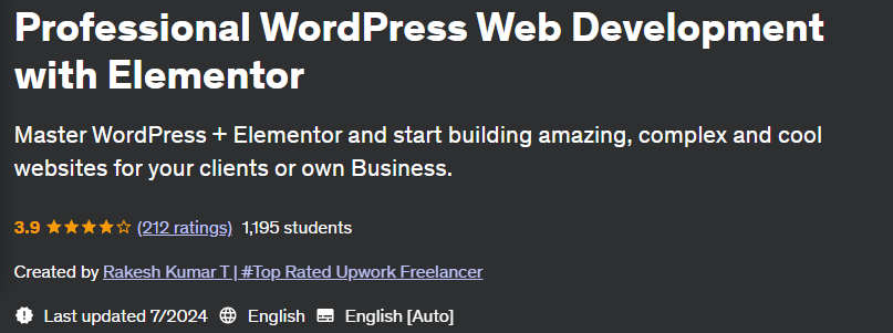 Pictures · Professional WordPress Web Development with Elementor 2022-4