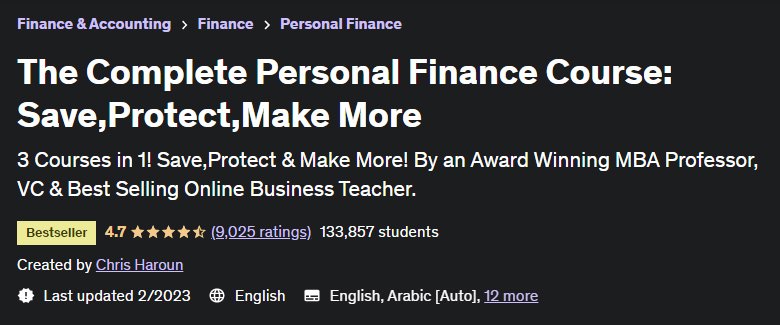 Pictures · Udemy — The Complete Personal Finance Course: Save,Protect,Make More 2023-2