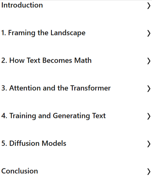 Course topics · Generative AI and LLMs for Developers: How it Actually Works 2026-7