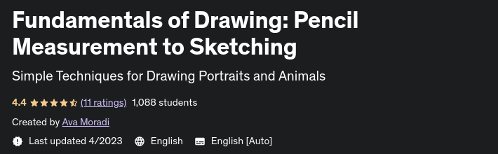 Pictures · Fundamentals of Drawing: Pencil Measurement to Sketching 2023-4