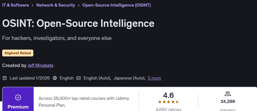 Bilder · OSINT: Open-Source Intelligence 2026-1