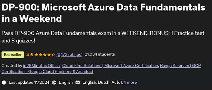 Pictures · Udemy — DP-900: Microsoft Azure Data Fundamentals in a Weekend 2024-11