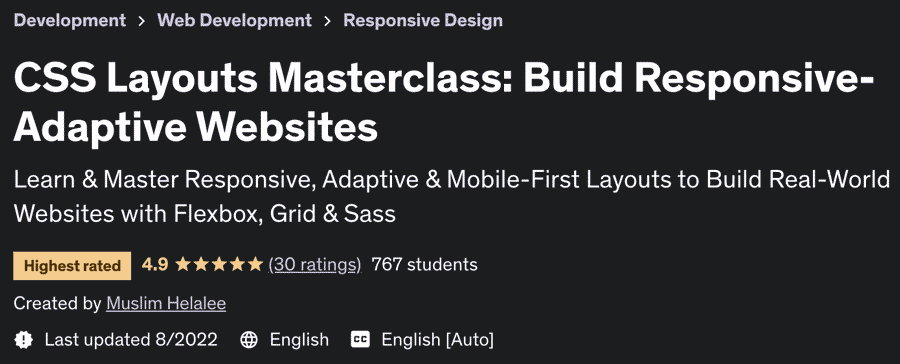 Pictures · CSS Layouts Masterclass: Build Responsive-Adaptive Websites 2022-8