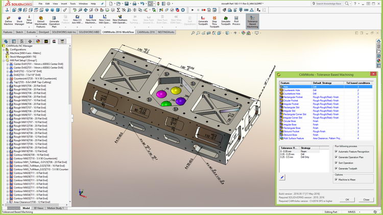 Imágenes · CAMWORKS 2026 SP0 para SolidWorks/Solid Edge + ShopFloor + WireEDM