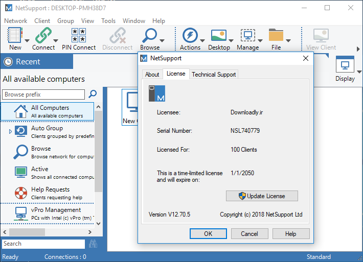 Pictures · NetSupport Manager (Control and Client) 12.80.6
