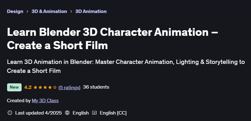 Pictures · Udemy — Learn Blender 3D Character Animation – Create a Short Film 2025-3