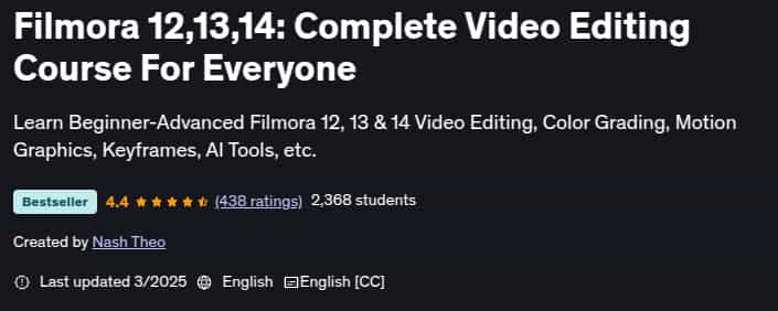 Pictures · Udemy — Filmora 12,13,14: Complete Video Editing Course For Everyone 2025-3