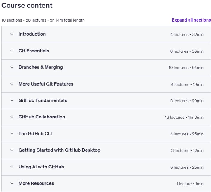 موضوعات الدورة · Git & GitHub دورة شاملة 2025-9