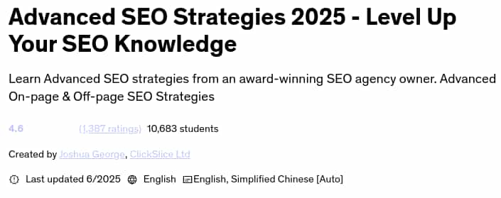 Pictures · Udemy — Advanced SEO Strategies 2025 – Level Up Your SEO Knowledge 2025-6