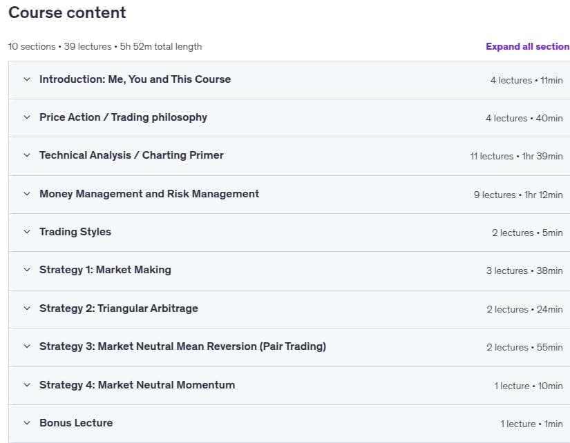 Kursthemen · Der Advanced Cryptocurrency Trading Course – mit Strategien 2024-5