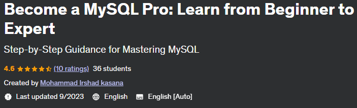 Pictures · Become a MySQL Pro: Learn from Beginner to Expert 2023-4