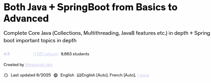 Pictures · Udemy — Both Java + SpringBoot from Basics to Advanced 2025-8
