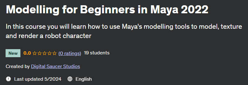 Pictures · Udemy — Modelling for Beginners in Maya 2022 2024-5