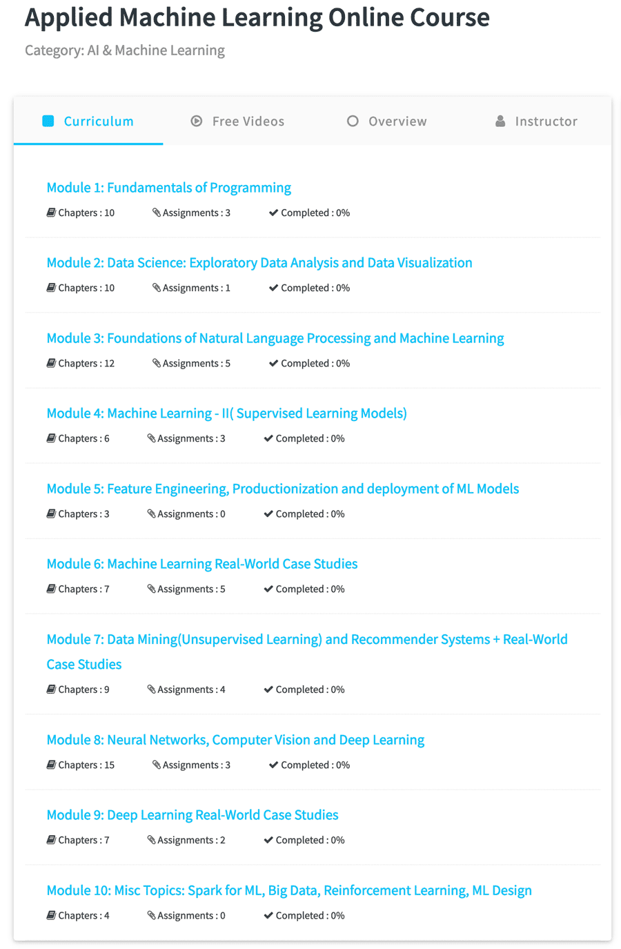 Temas del curso · AICourse - Curso Online de Aprendizaje de Máquina Aplicada 2019-2