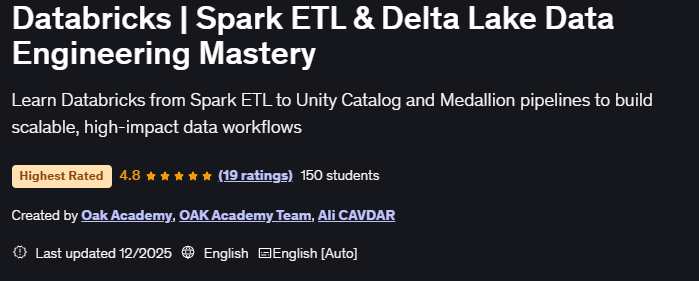 Bilder · Databricks Spark ETL & Delta Lake Data Engineering Meister 2025-11