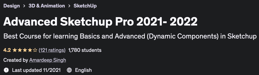 Pictures · Advanced Sketchup Pro 2021- 2022 2021-11