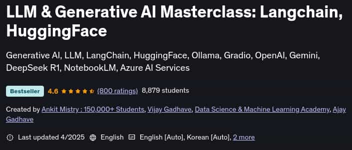 Pictures · LLM & Generative AI Masterclass: Langchain, HuggingFace 2025-4
