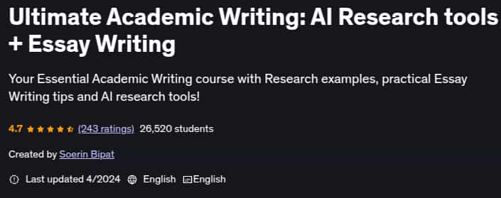 Pictures · Ultimate Academic Writing: AI Research tools + Essay Writing 2024-4