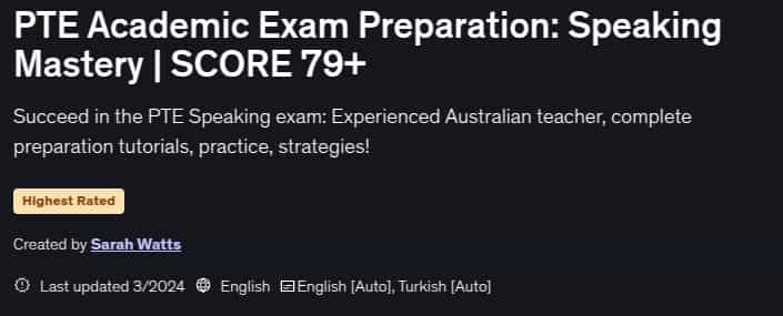 Pictures · Udemy — PTE Academic Exam Preparation: Speaking Mastery | SCORE 79+ 2024-3