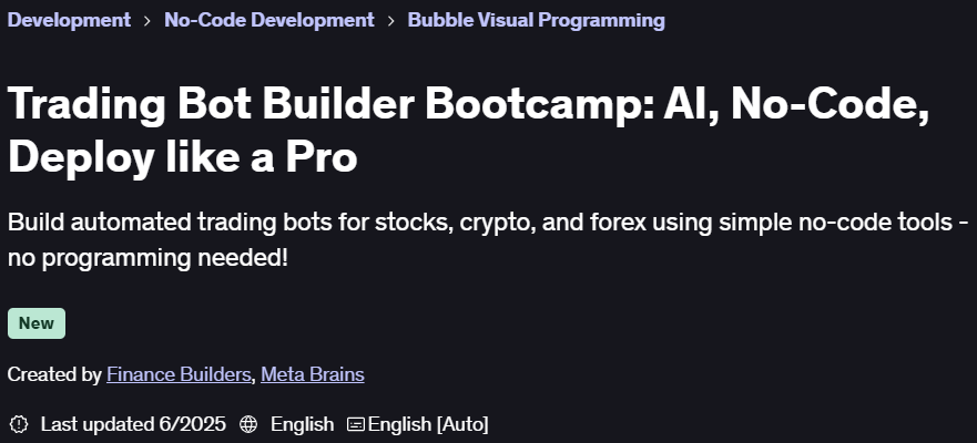 Images · Commentaires sur Bootcamp : AI, No-Code, Déployer comme un Pro 2025-6
