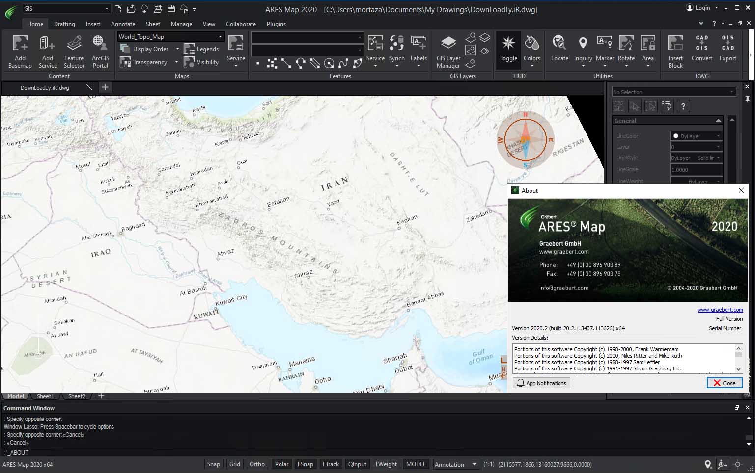 Pictures · ARES Map 2024 Build 2024.2.1.3136.10687 x64