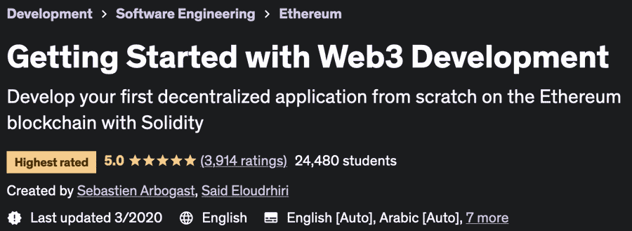 Pictures · Udemy — Getting Started with Web3 Development 2020-3