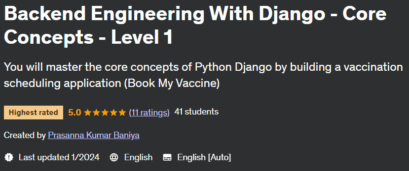 Pictures · Udemy — Backend Engineering With Django – Core Concepts – Level 1 2024-1