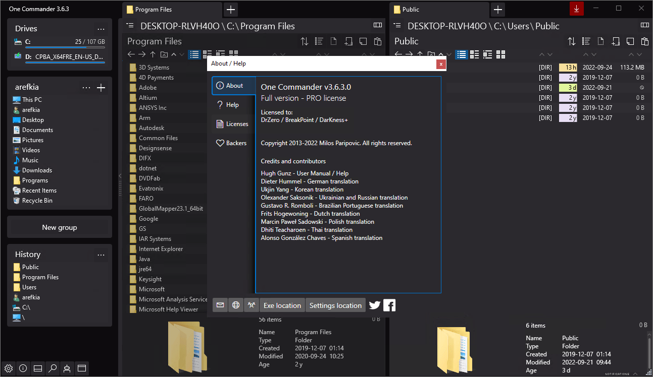 이미지 · 원제 : OneCommander Pro 3.105.0