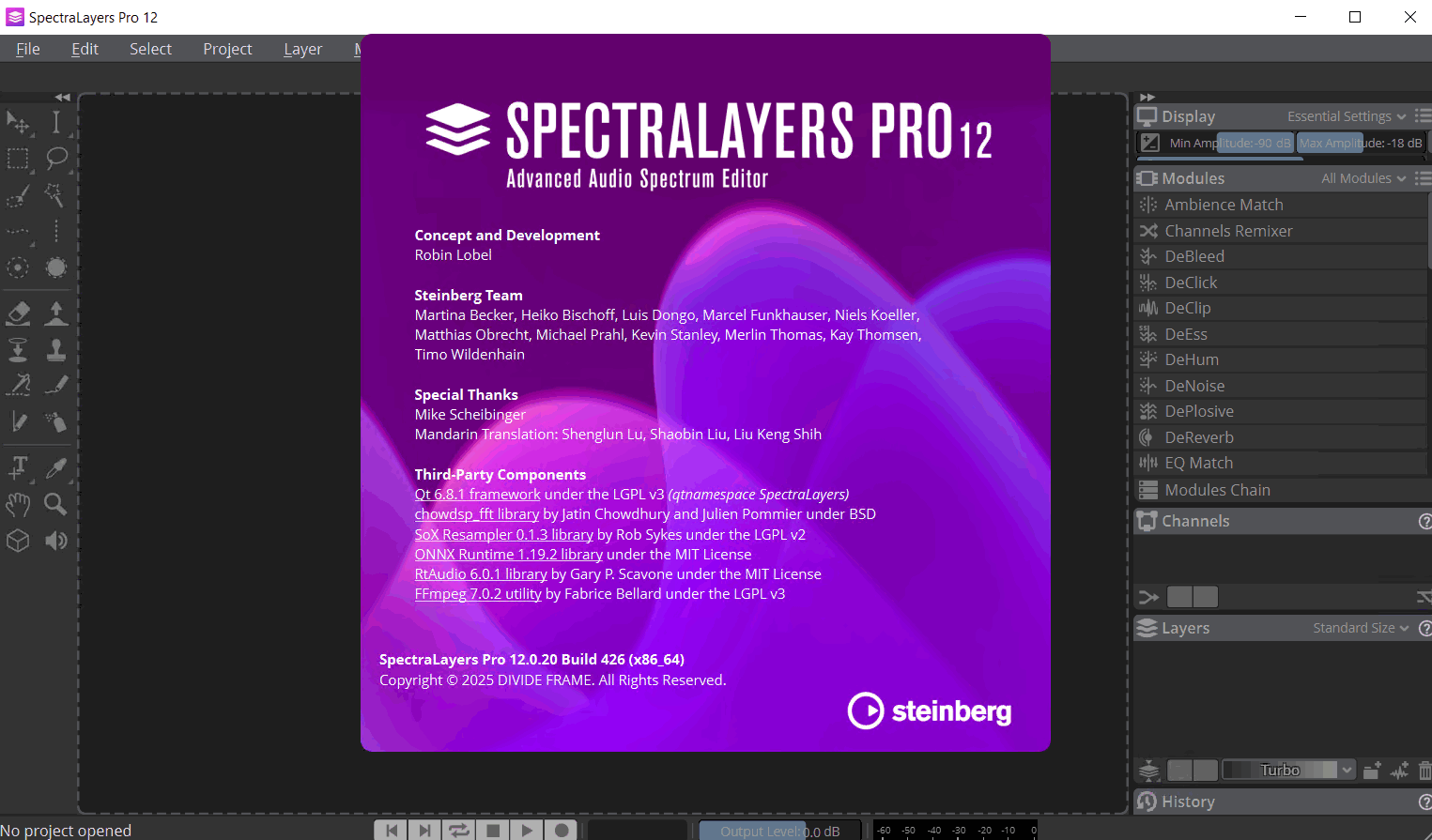 Pictures · Steinberg SpectraLayers Pro v13.0
