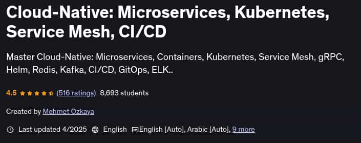 Bilder · Cloud-Native: Microservices und Kubernetes, Service Mesh, CI / CD 2025-4