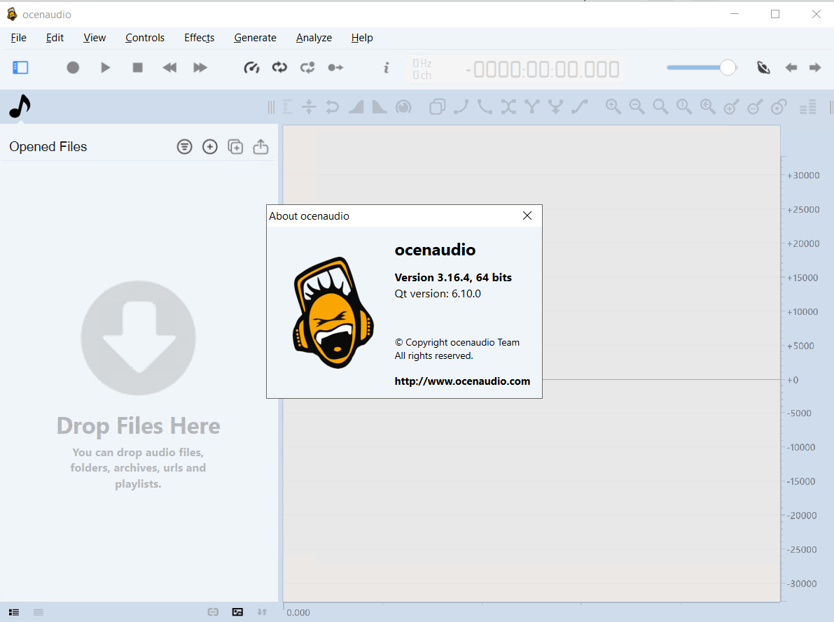 Pictures · OcenAudio 3.16.4 (x64)