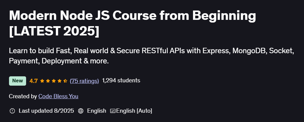 تصاویر · جدید Node JS کورس شروع سے [آخر] 2025] 2025-8