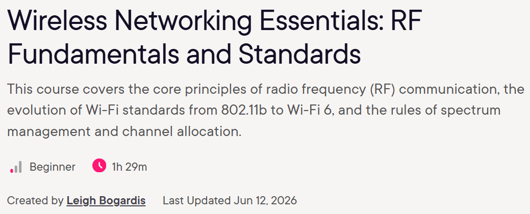 Bilder · Wireless Networking Essentials: RF Grundsätze und Standards 2026-6