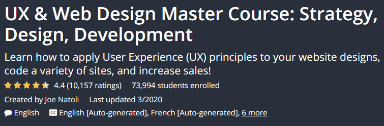 Pictures · UX & Web Design Master Course: Strategy, Design, Development 2020-3