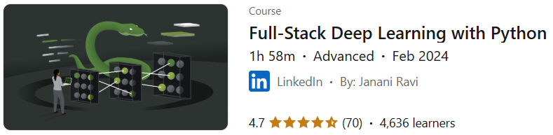 Pictures · LinkedIn — Full-Stack Deep Learning with Python 2024-2