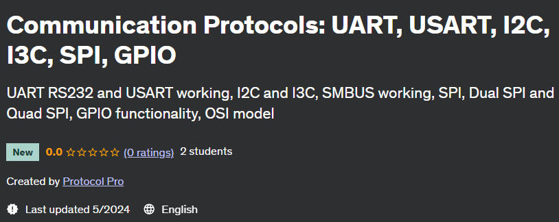 Pictures · Udemy — Communication Protocols: UART, USART, I2C, I3C, SPI, GPIO 2024-5