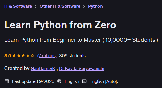 Pictures · Udemy — Learn Python from Zero 2026-1