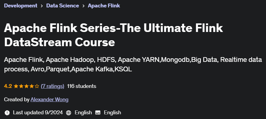 Pictures · Apache Flink Series-The Ultimate Flink DataStream Course 2024-9