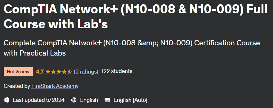 Pictures · Udemy — CompTIA Network+ (N10-008 & N10-009) Full Course with Lab’s 2024-5