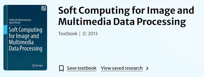 Bilder · Springer – Soft Computing für Bild- und Multimedia-Datenverarbeitung 2013