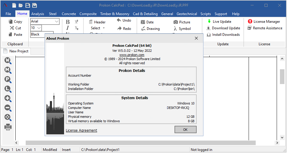 Pictures · PROKON 5.0 Build 06.07.2022