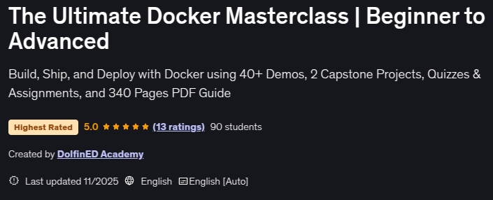 Pictures · Udemy — The Ultimate Docker Masterclass | Beginner to Advanced 2025-6